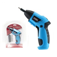 KCS615G-S10B power screwdriver 6V AA  battery electric screwdriver with folded handle and LED light